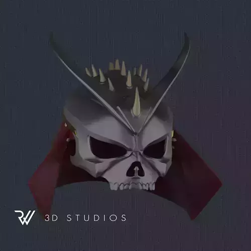 MK11 Shao Kahn Helmet V8 - STL File 3D print model