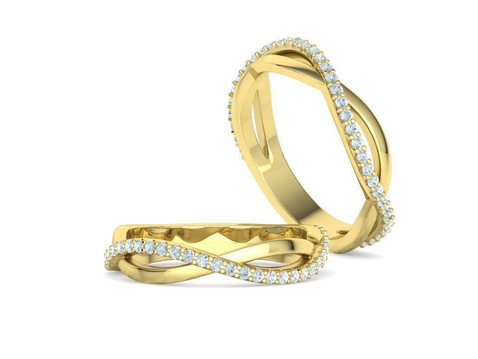 Sofia Jewelry Collection 4 Ring set 3dprint models  _34