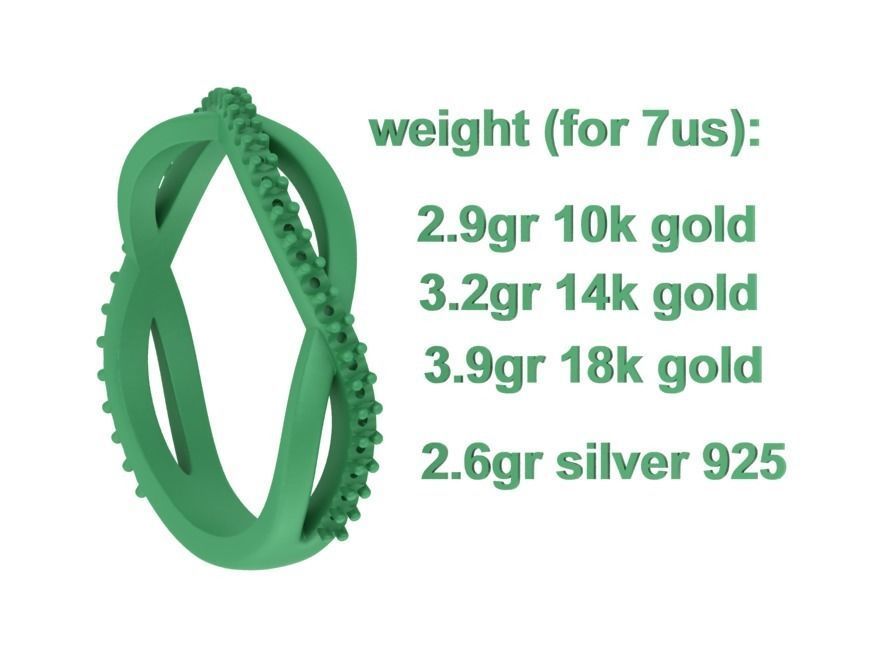 Sofia Jewelry Collection 4 Ring set 3dprint models  _41