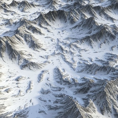 Landscape 84 Low-poly 3D model