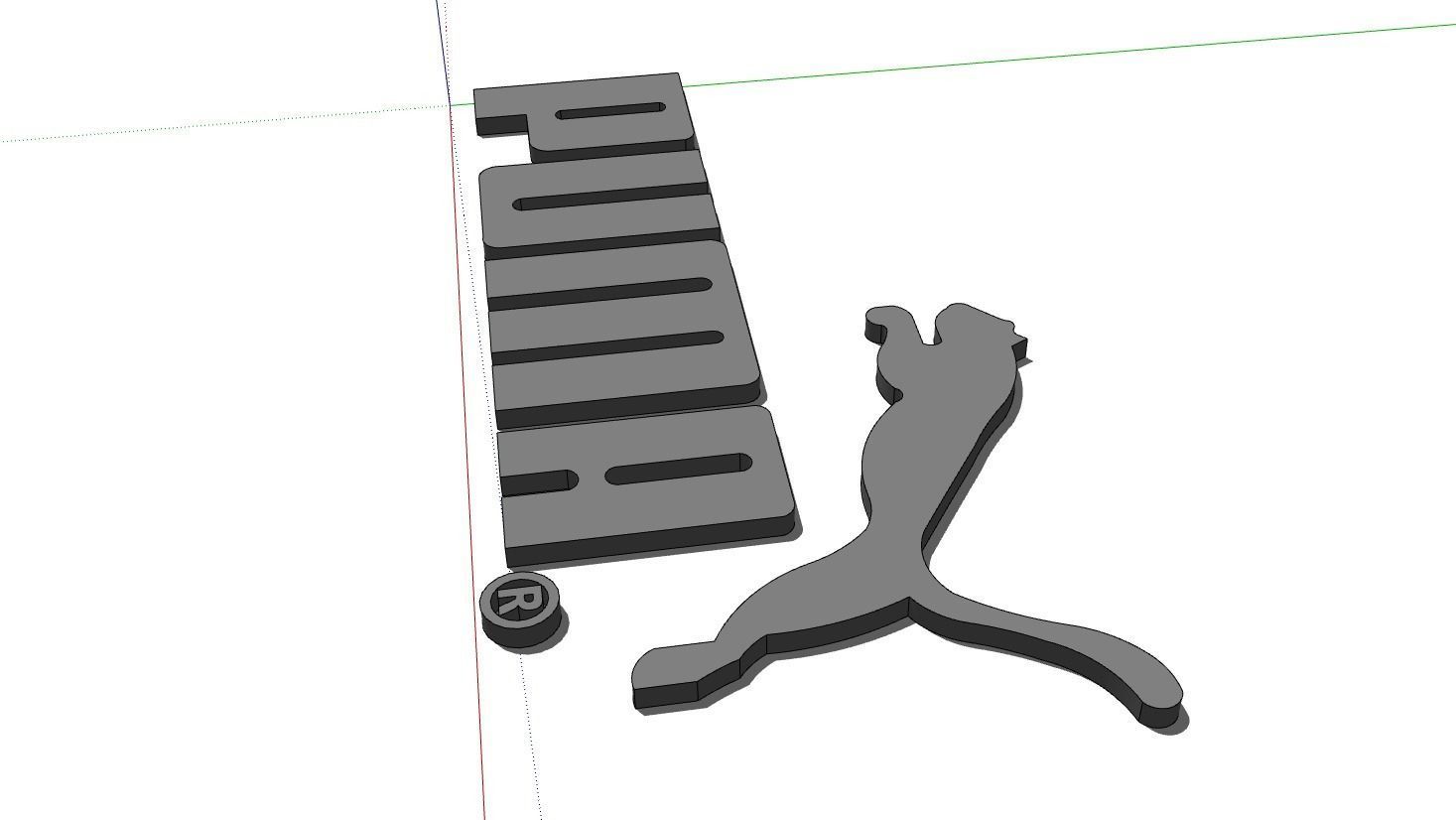 Puma Logo 3D print model_4