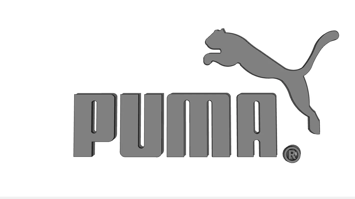 Puma Logo 3D print model_0