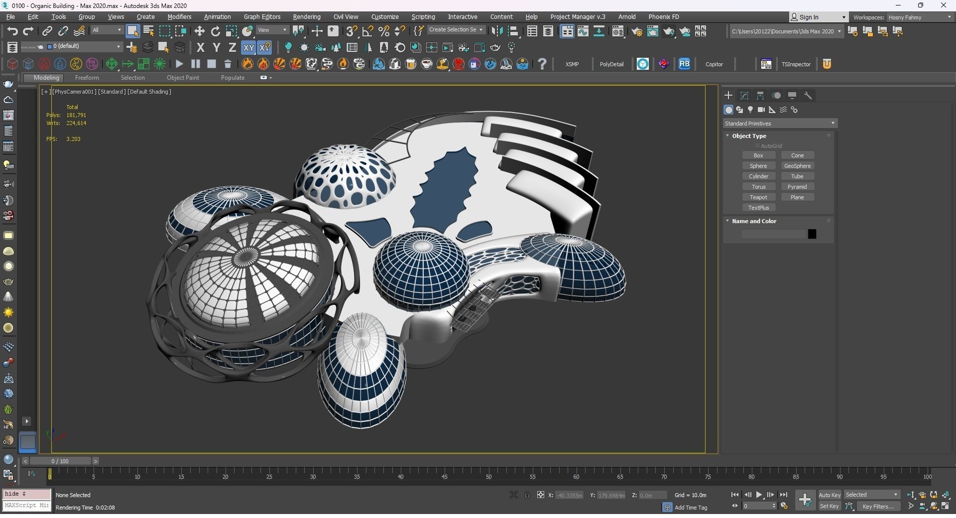 0100 - Organic Building 3D model_20