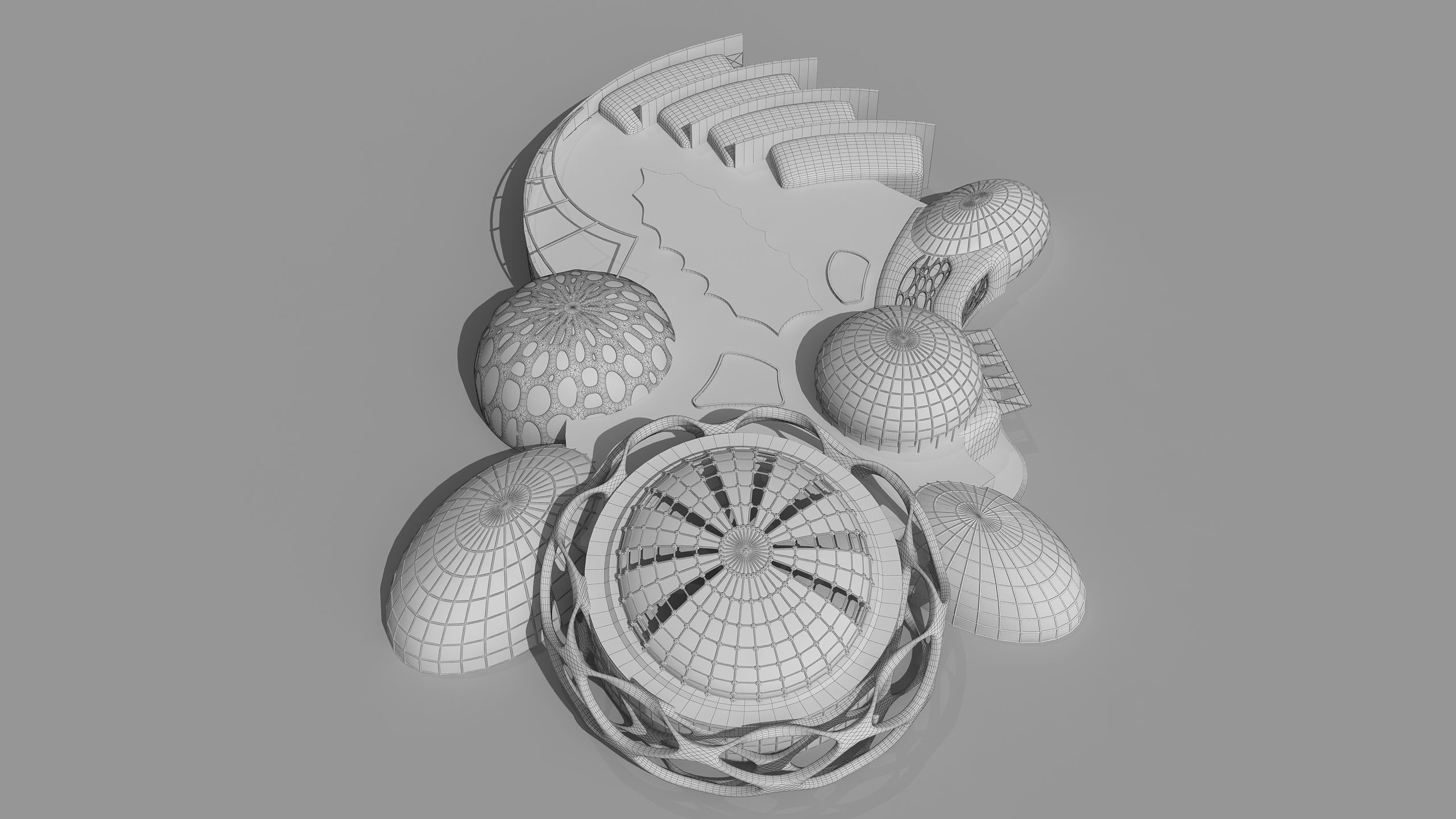 0100 - Organic Building 3D model_12