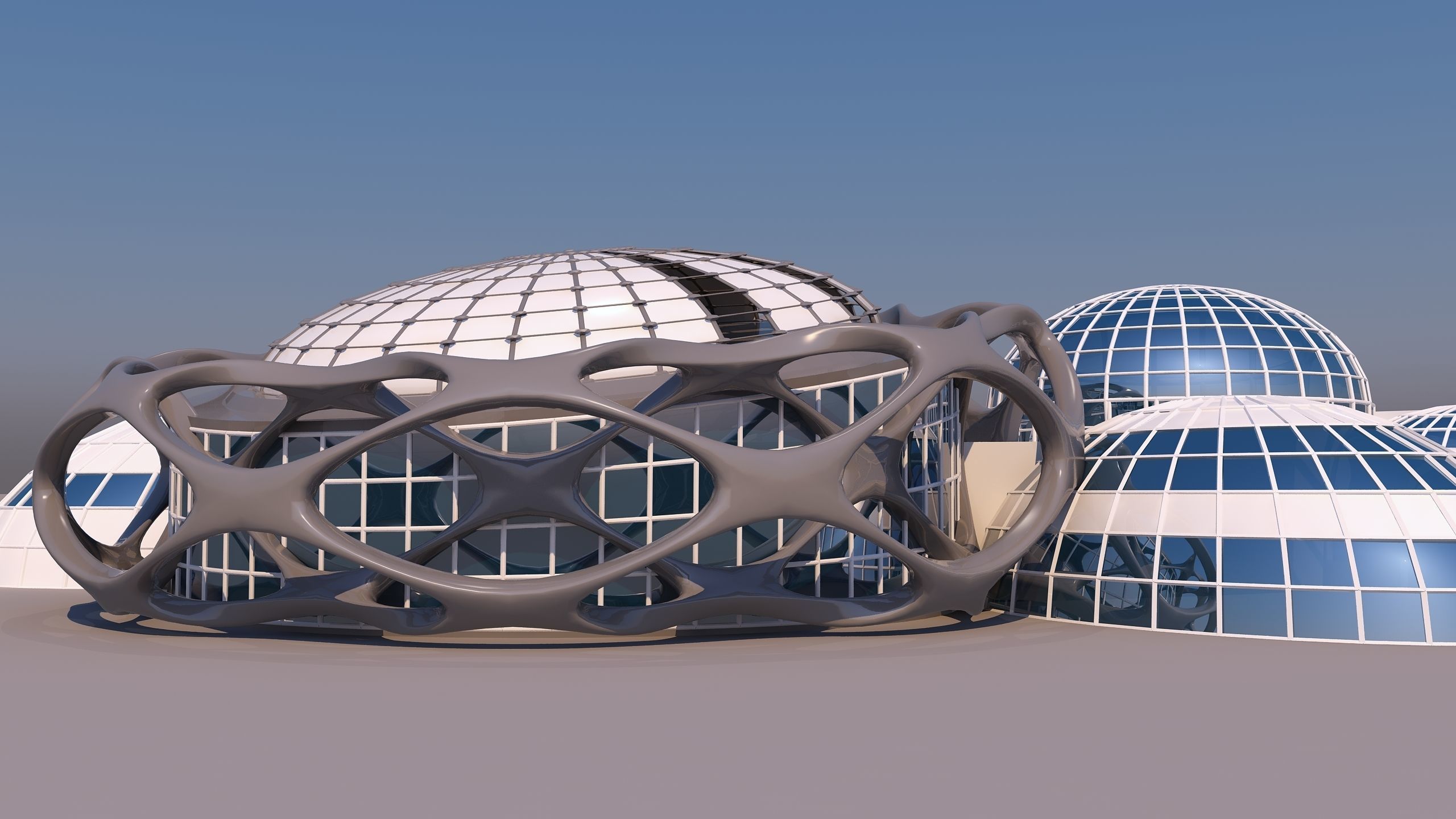 0100 - Organic Building 3D model_5