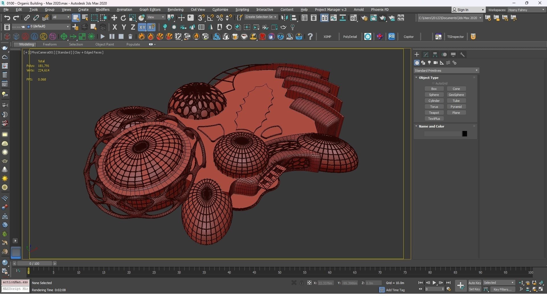 0100 - Organic Building 3D model_22