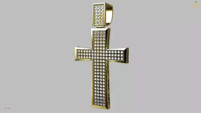 Diamond Cross Pendant