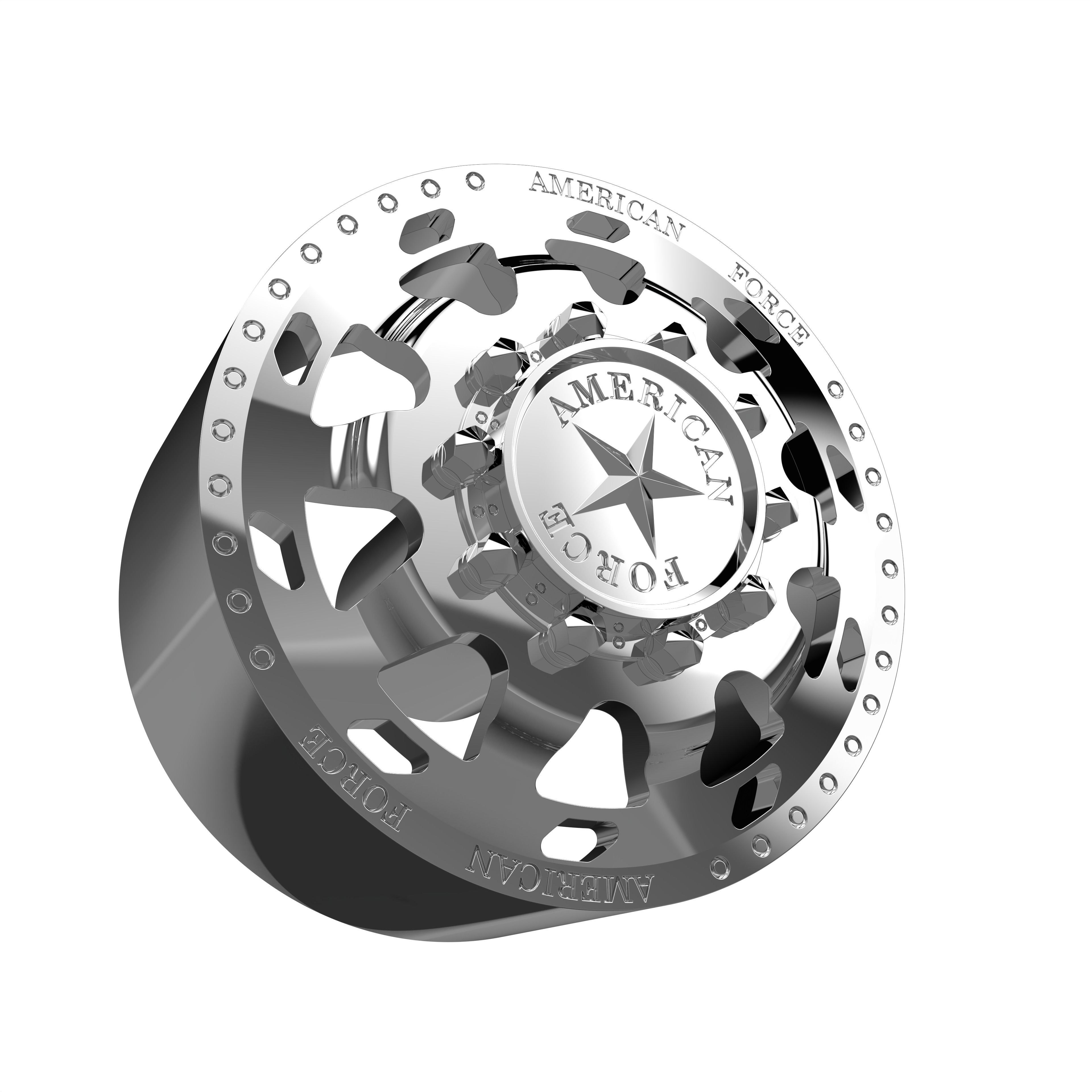 AMERICAN FORCE J04 BLOCK DRW WHEEL 3D print model_1