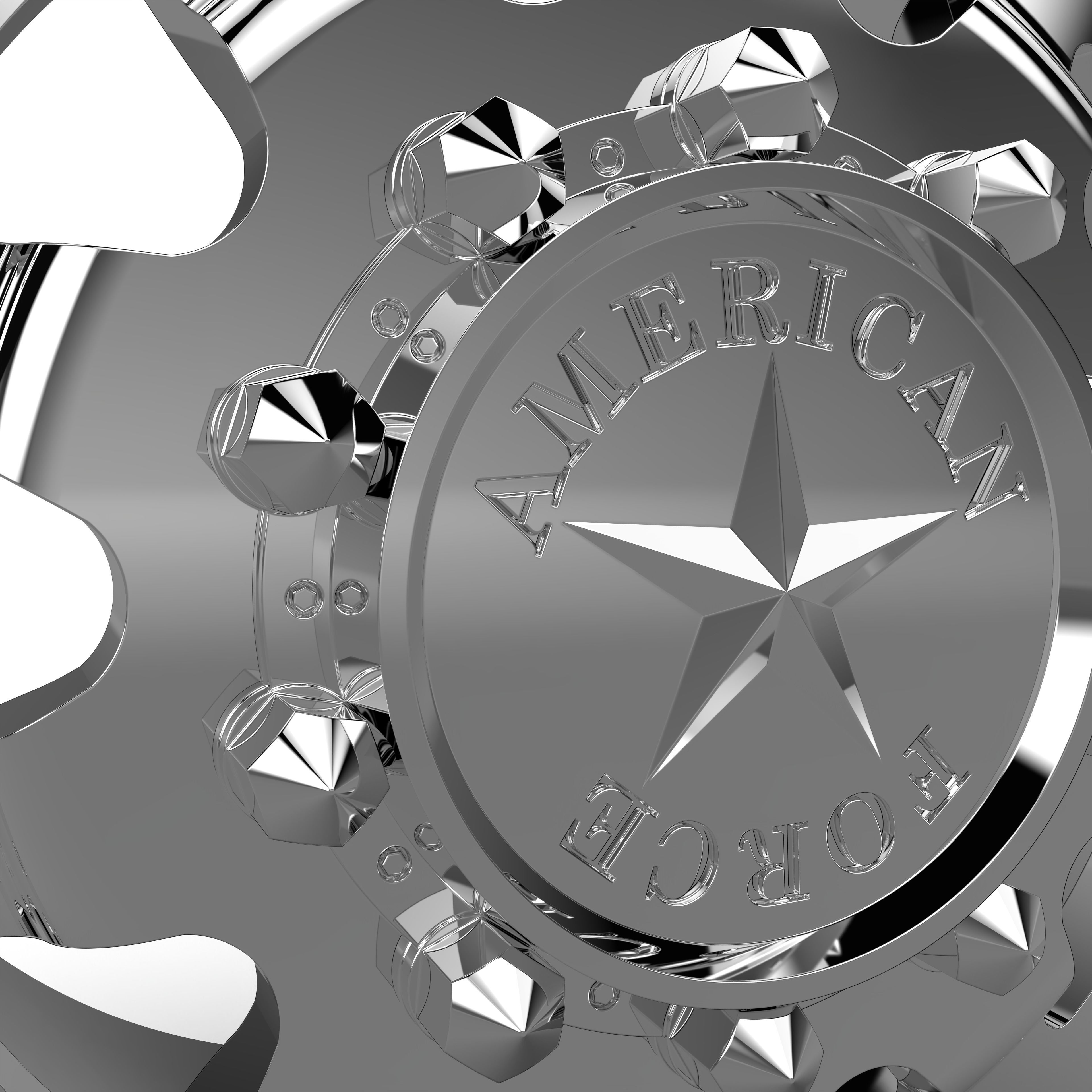 AMERICAN FORCE J04 BLOCK DRW WHEEL 3D print model_4