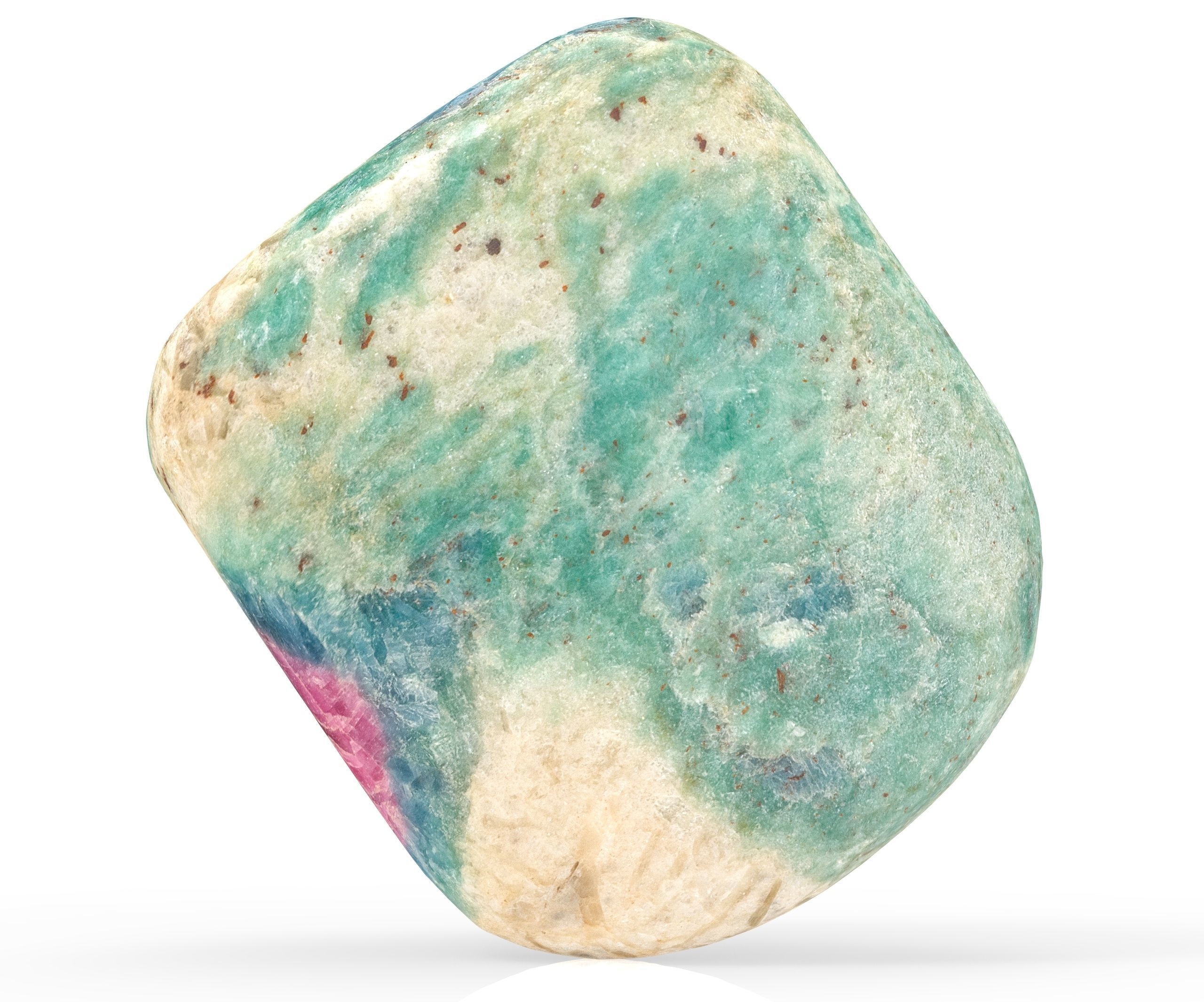 Ruby in Fuchsite Low-poly 3D model_3
