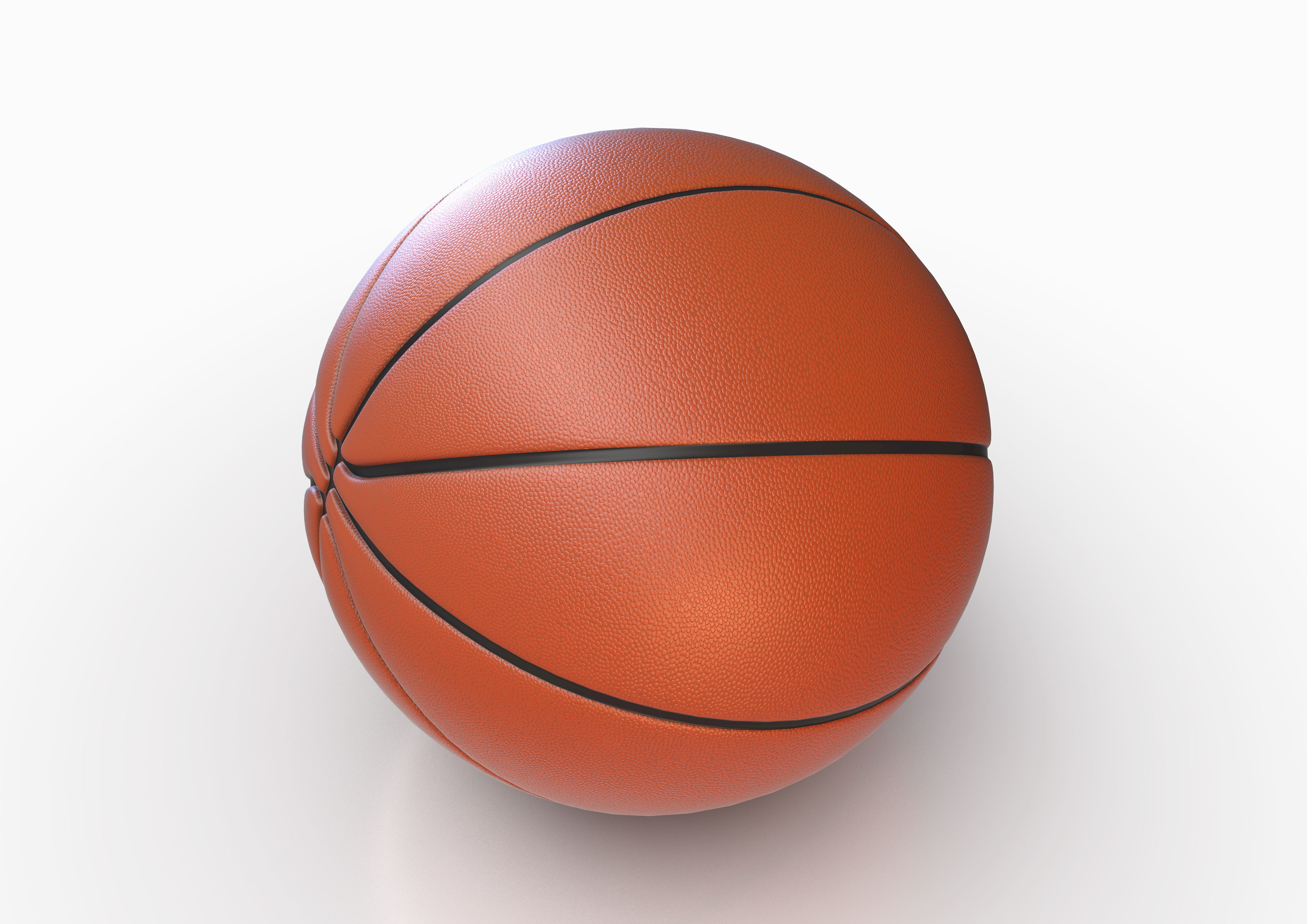 Basketball ball 3D model_2