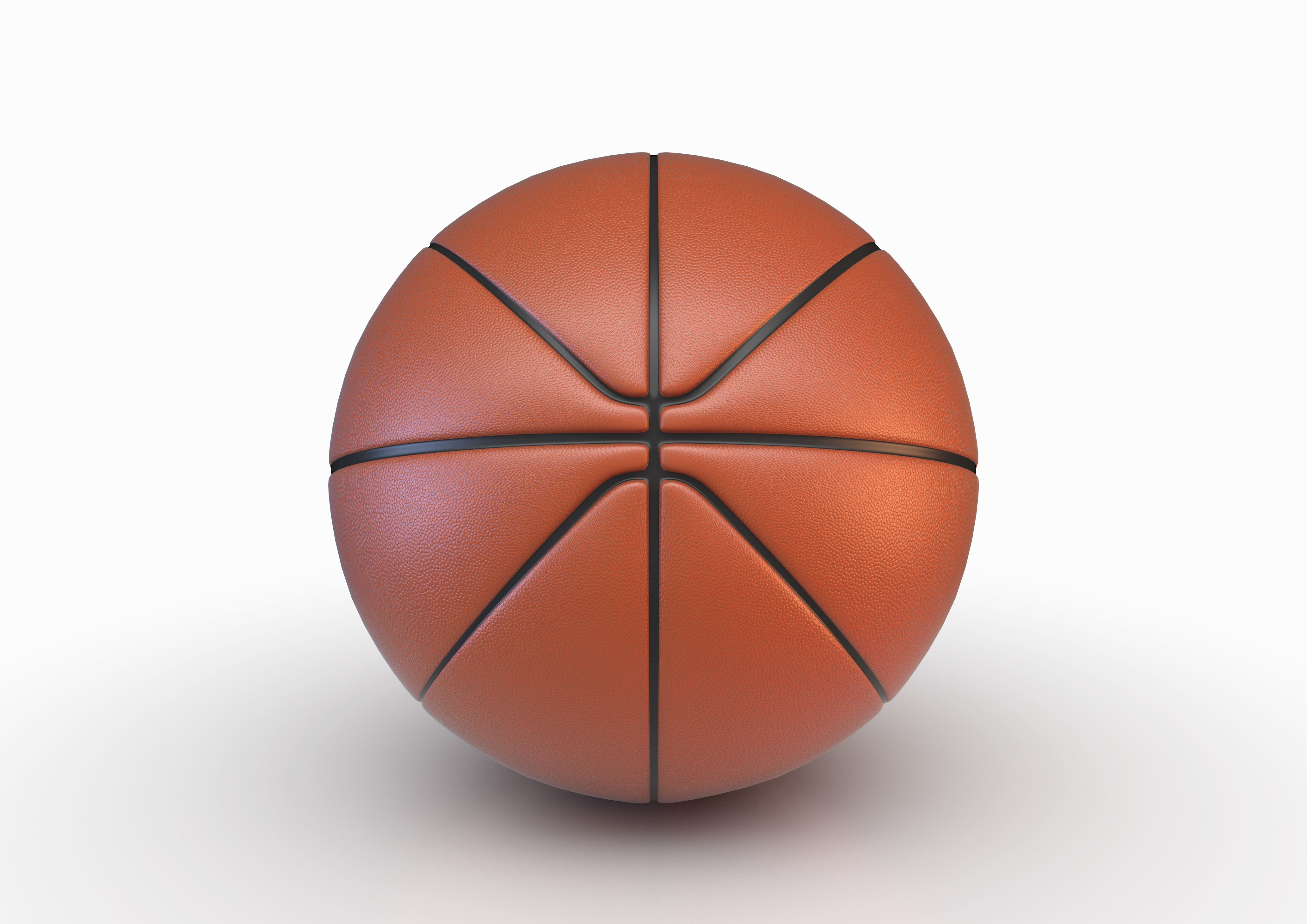 Basketball ball 3D model_1