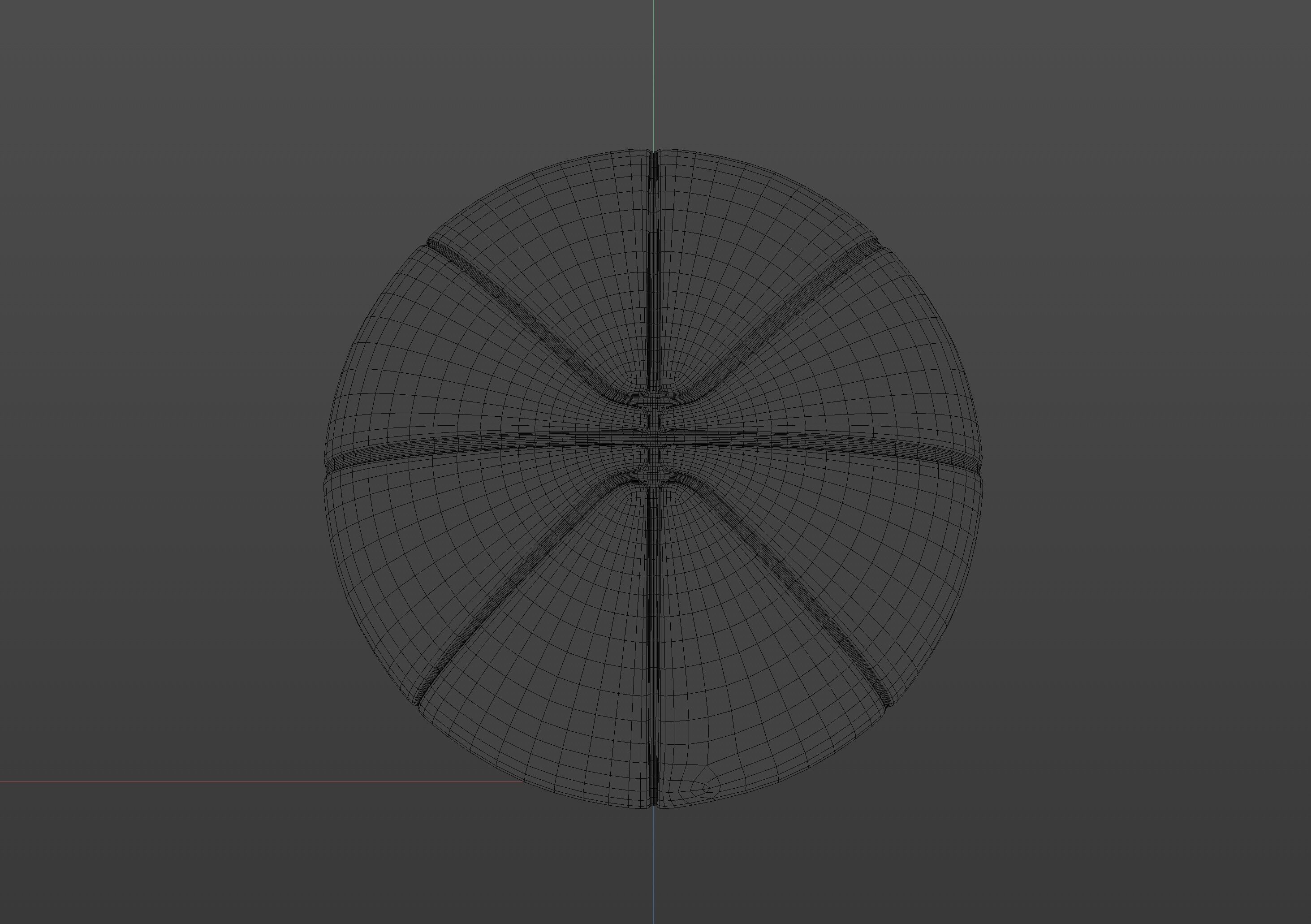 Basketball ball 3D model_3