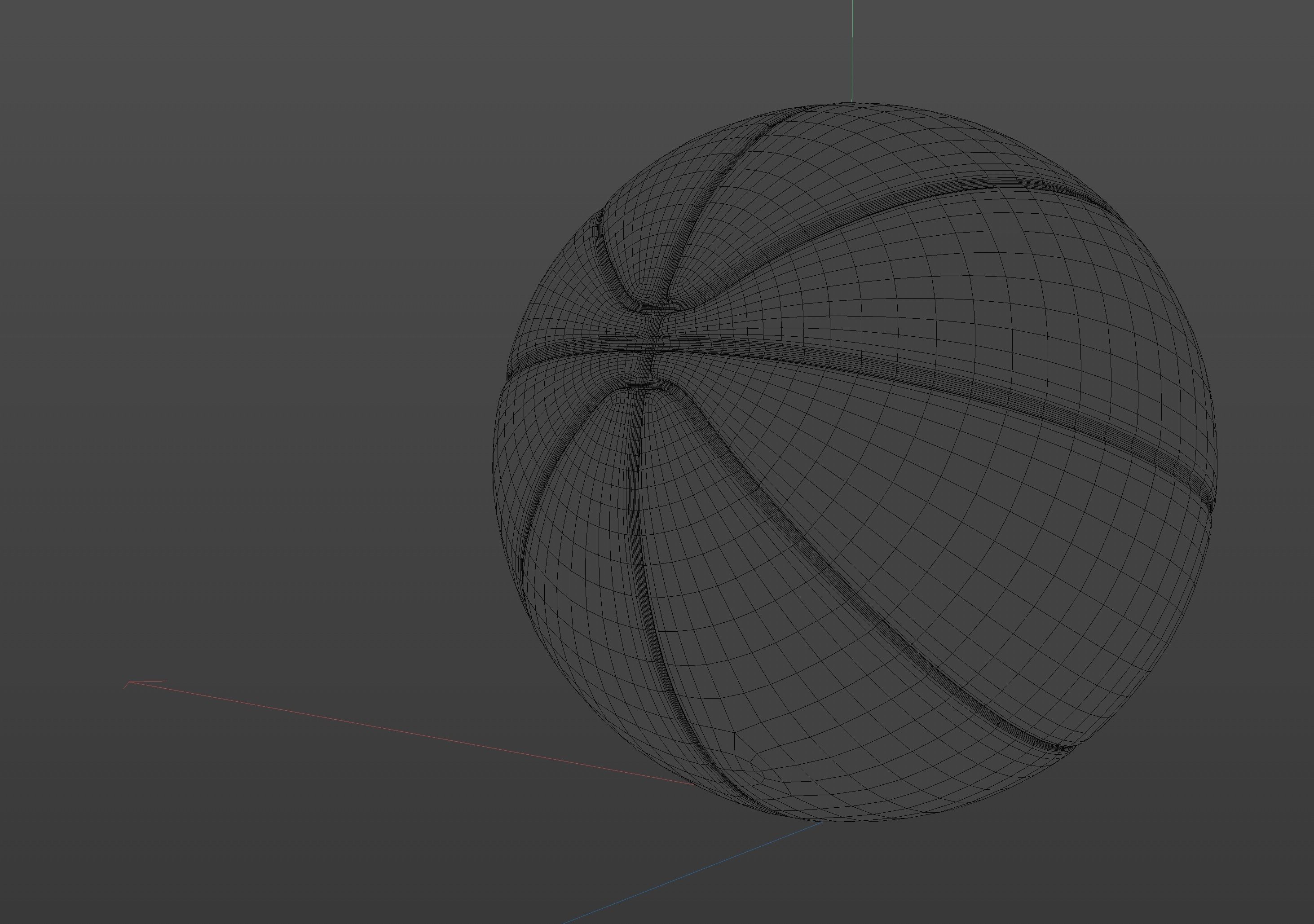 Basketball ball 3D model_4