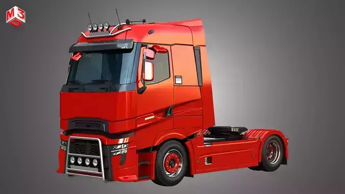 T520 - High Range Truck - Single Axle  3D model