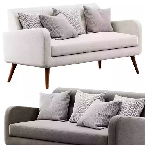 Araceli Sofa By Hashtag Home 3D model