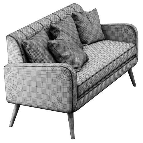Araceli Sofa By Hashtag Home 3D model 4