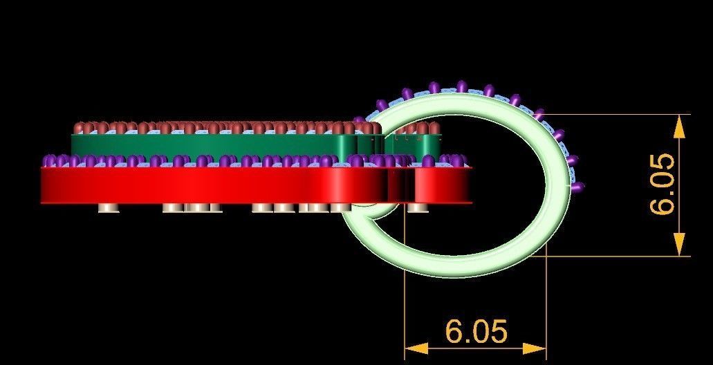 Model 1071 IdiamondNY Name Plate Diamond Pendant  3D print model_14