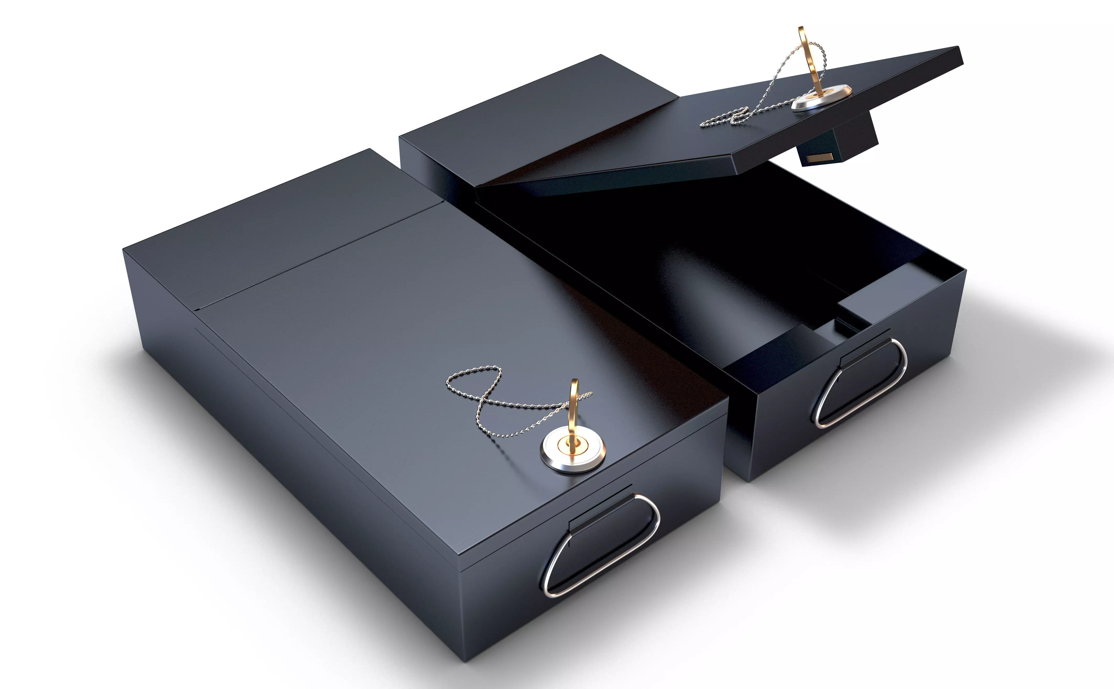 Safe Deposit Box 3D model_0