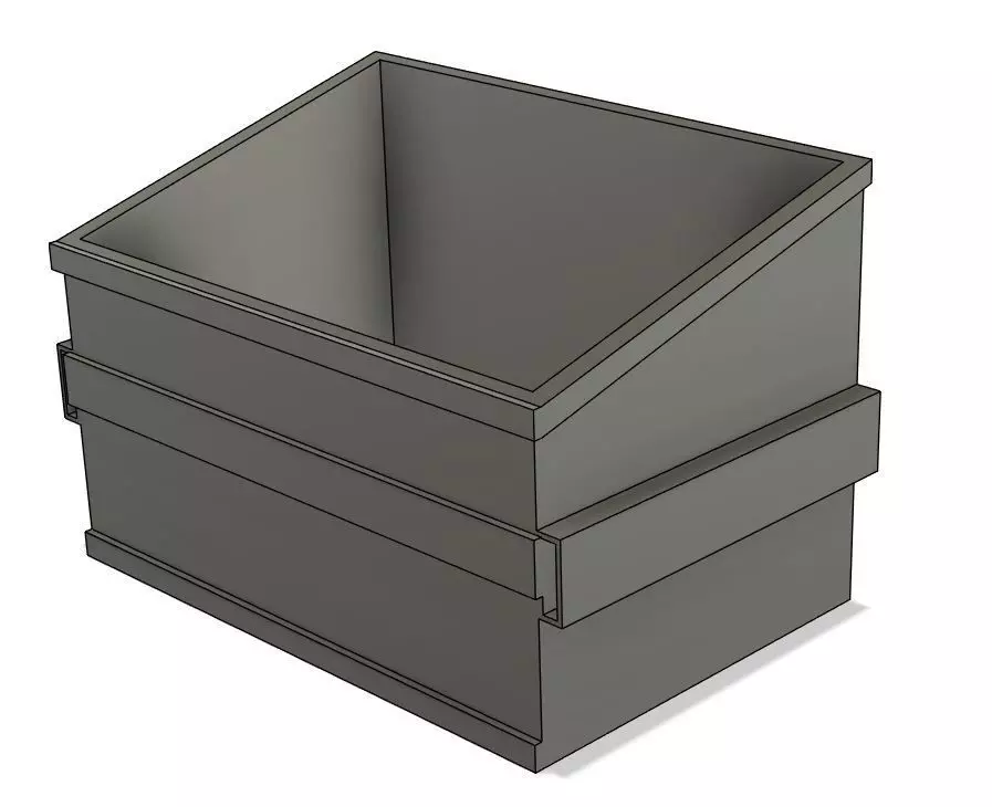 Dumpster and CPU scaled for 6 inch figures Free 3D print model