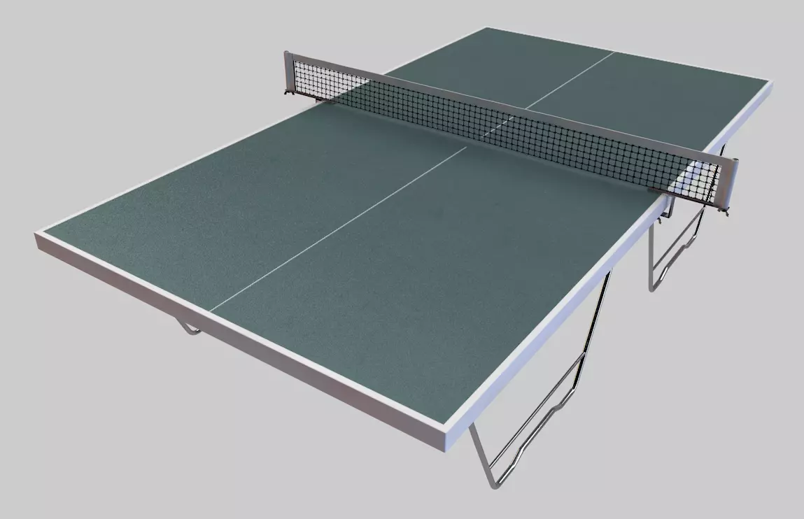 Table Tennis Table 3D model_0