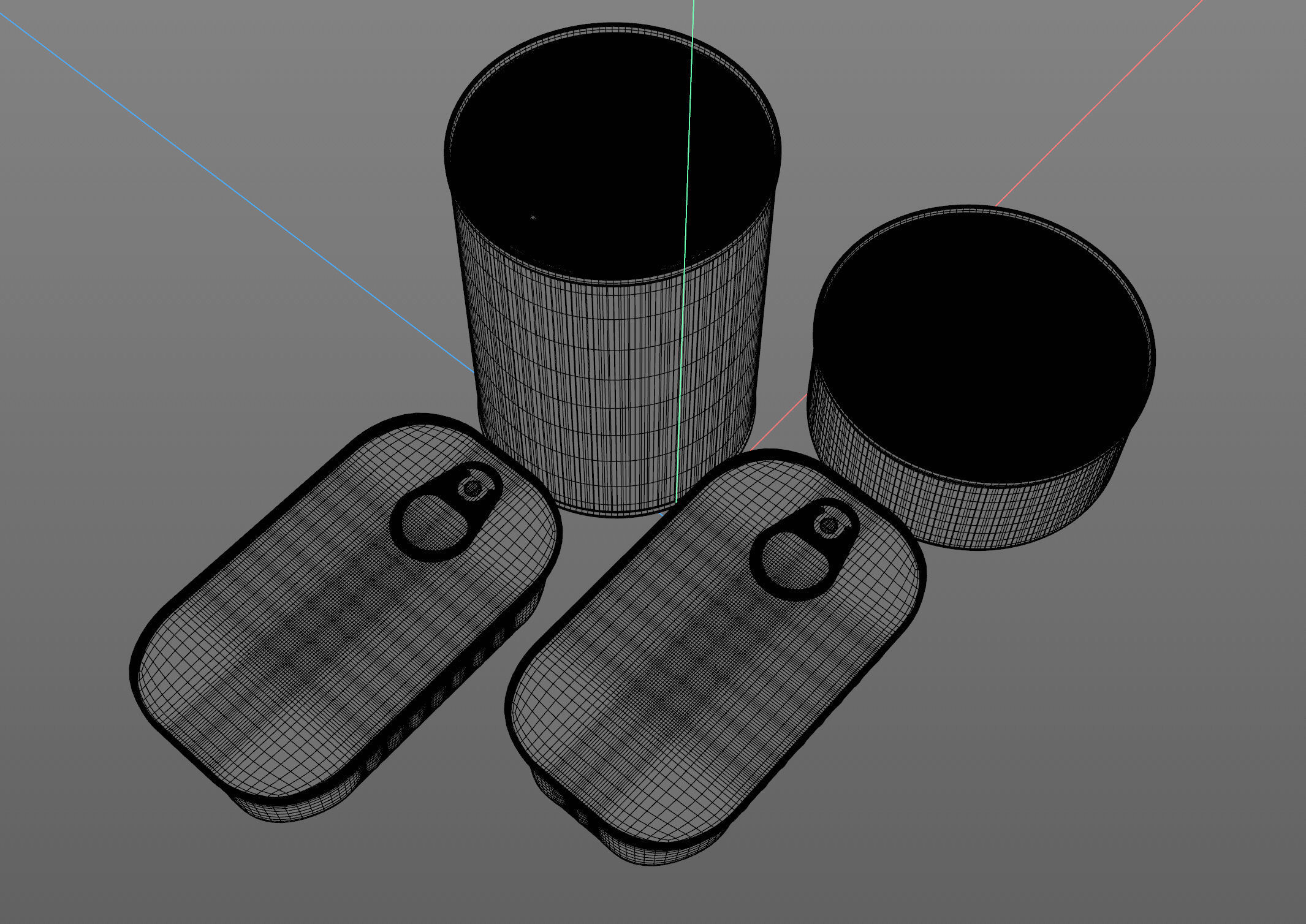 Tin Cans 3D model_4