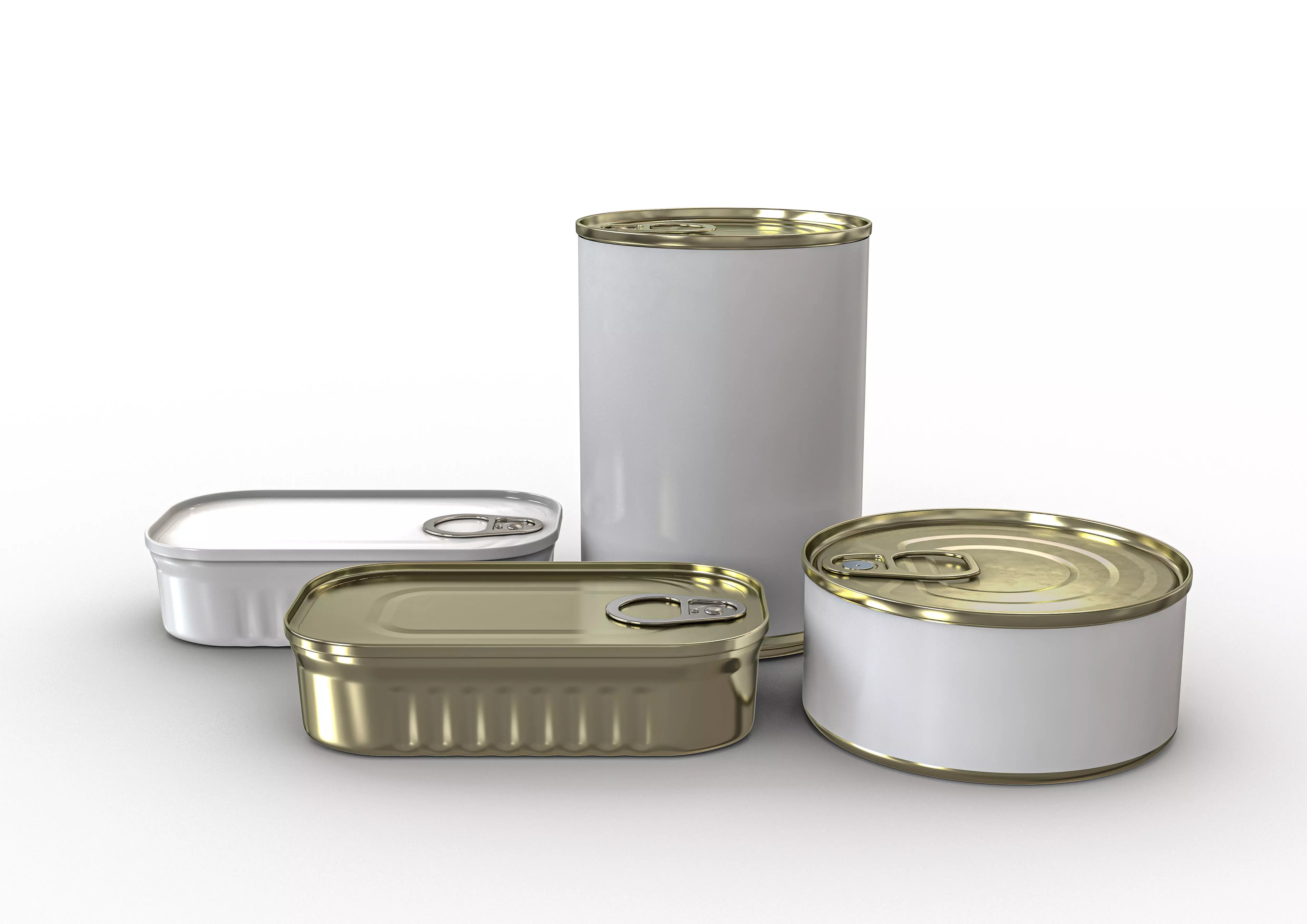 Tin Cans 3D model_0