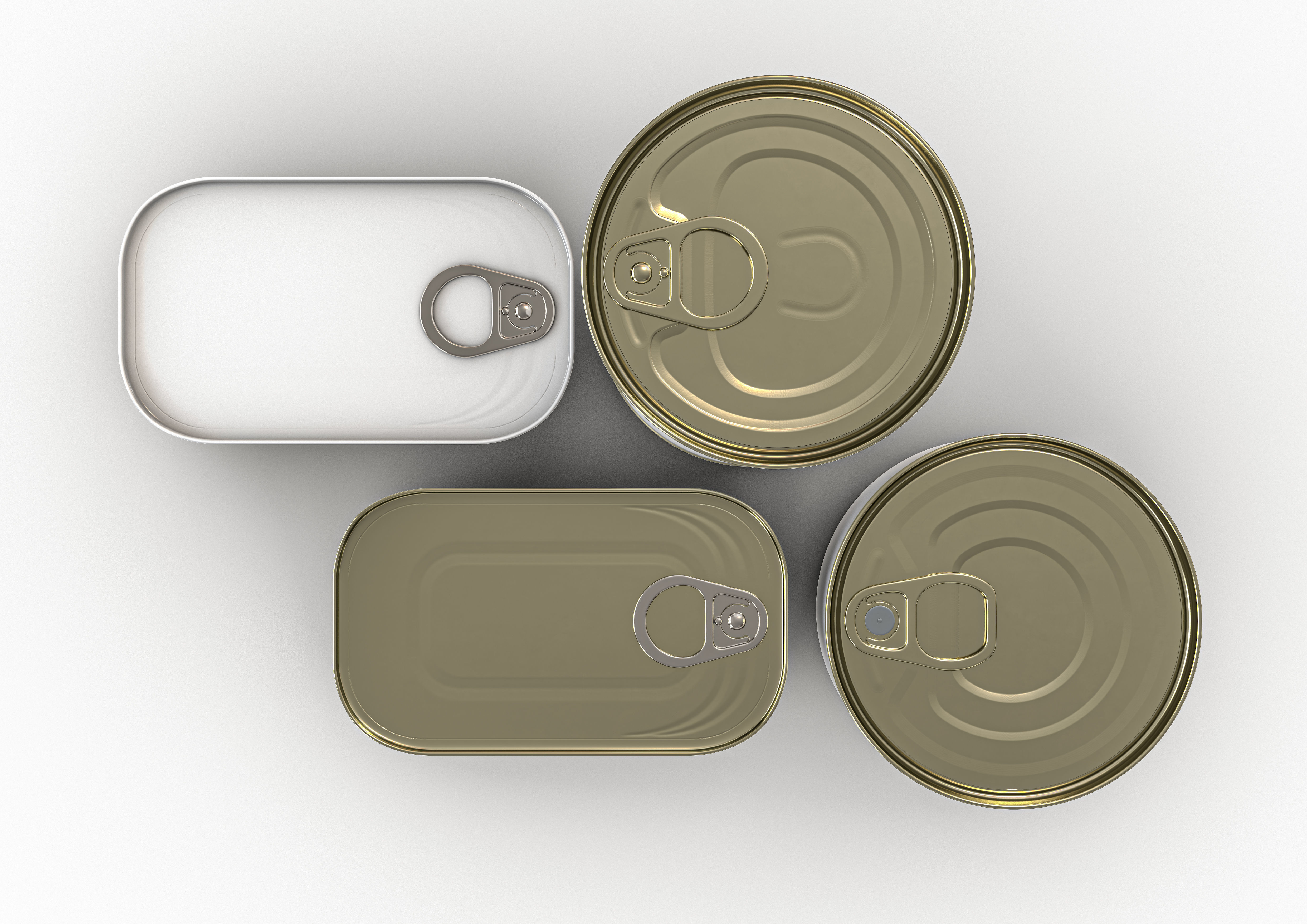 Tin Cans 3D model_2