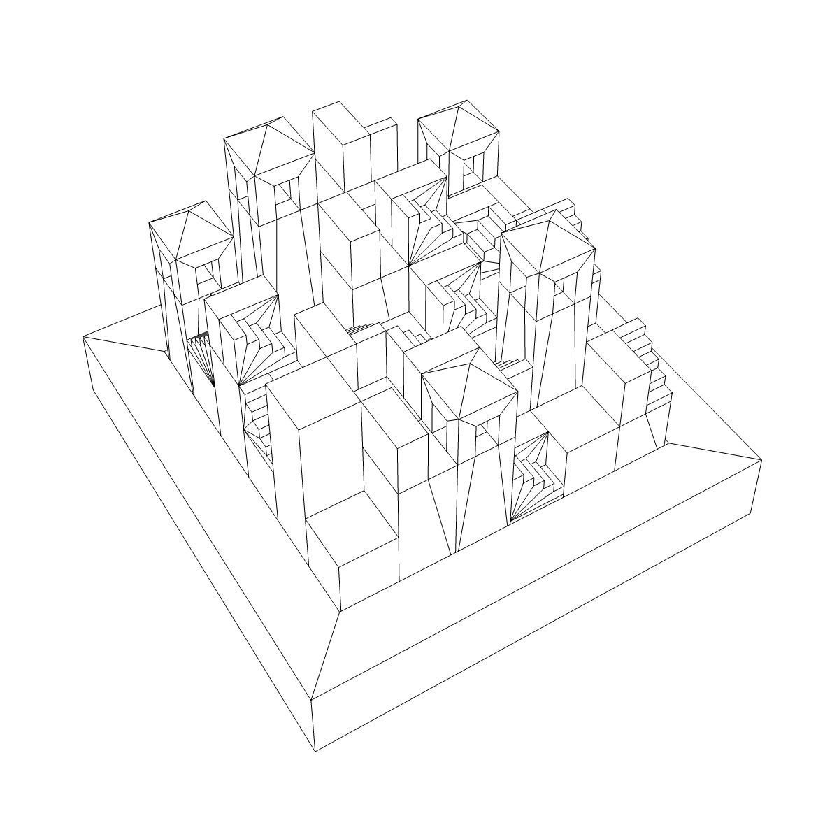 Castle Builder Puzzle 3D print model_7