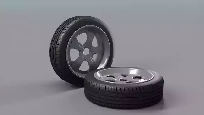 Wheel and tire