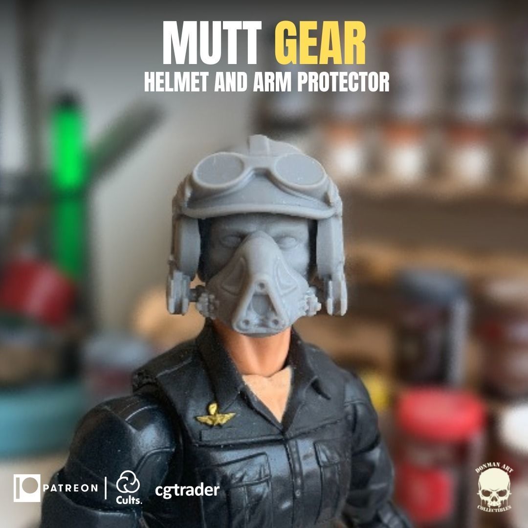Mutt Gear 3D printable Files for Action Figures 3D print model_11