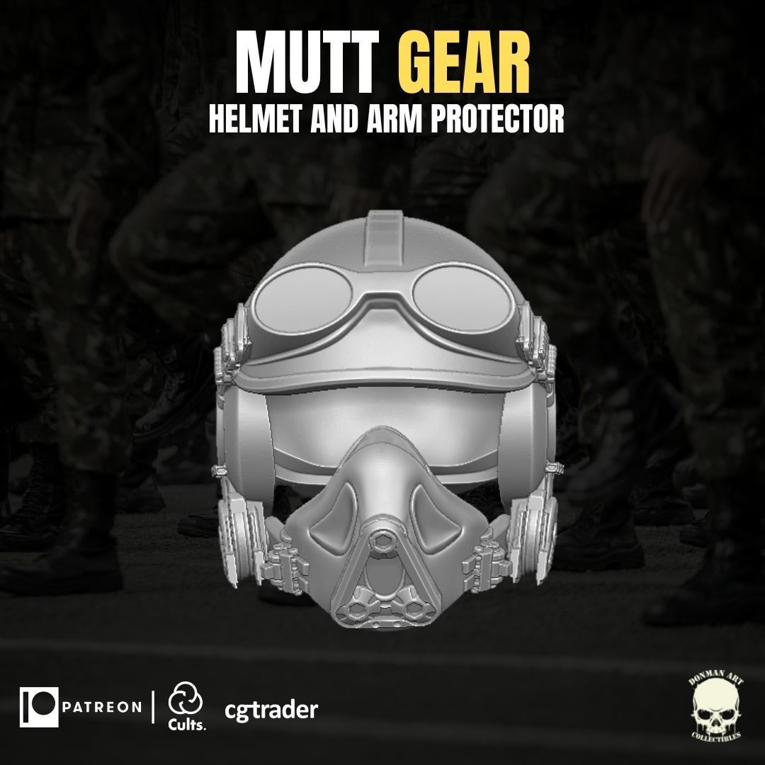 Mutt Gear 3D printable Files for Action Figures 3D print model_13