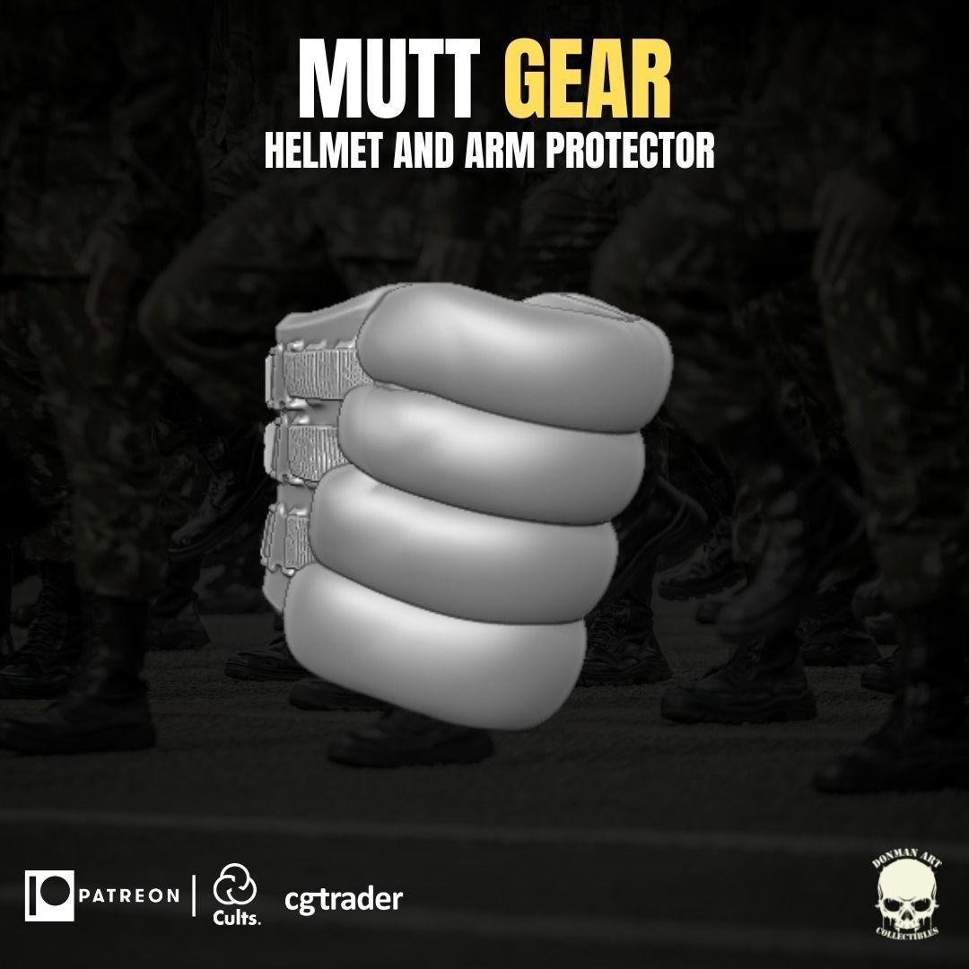 Mutt Gear 3D printable Files for Action Figures 3D print model_7