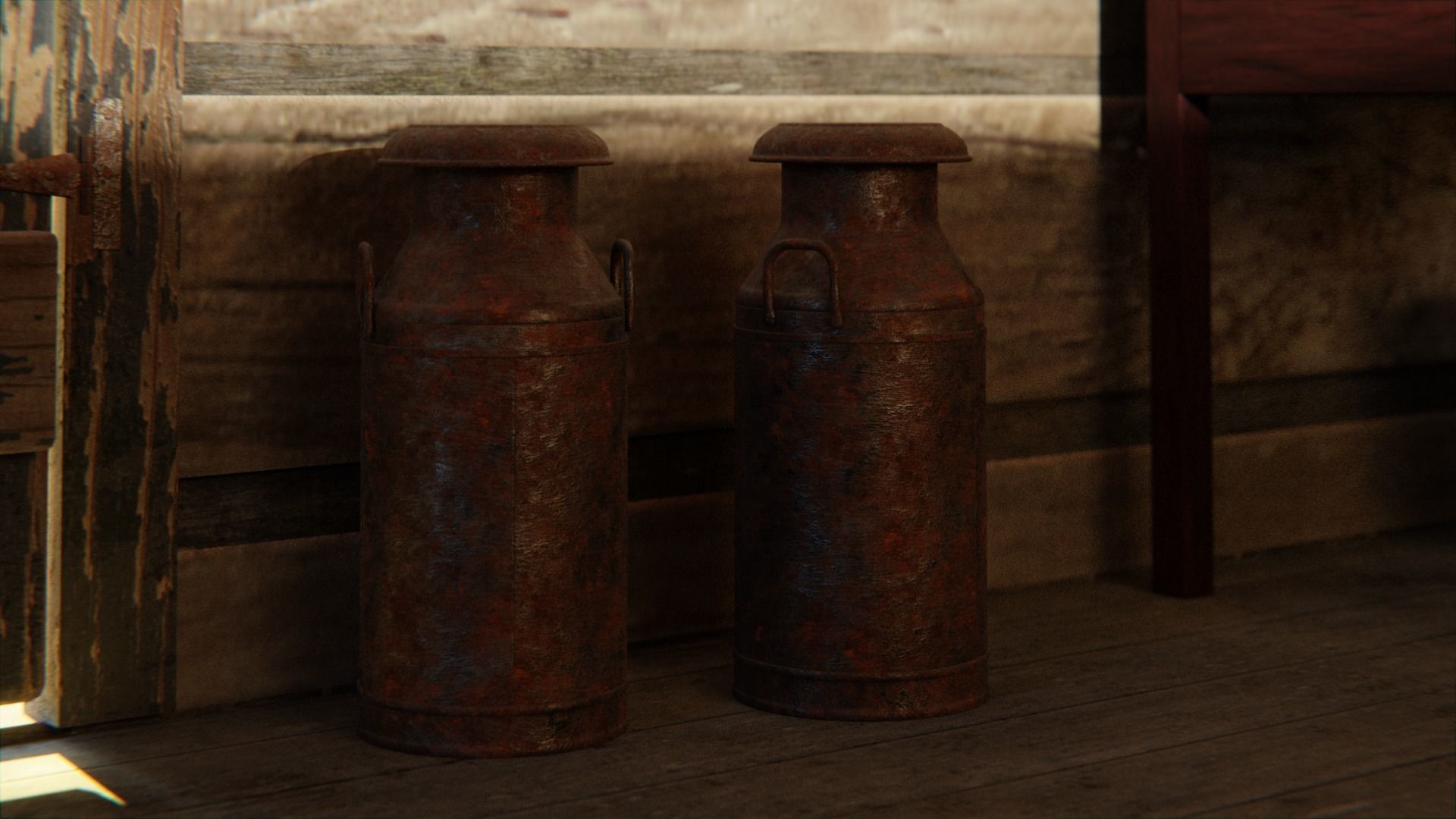 Cabin in the Woods 3d Scene 3D model_15