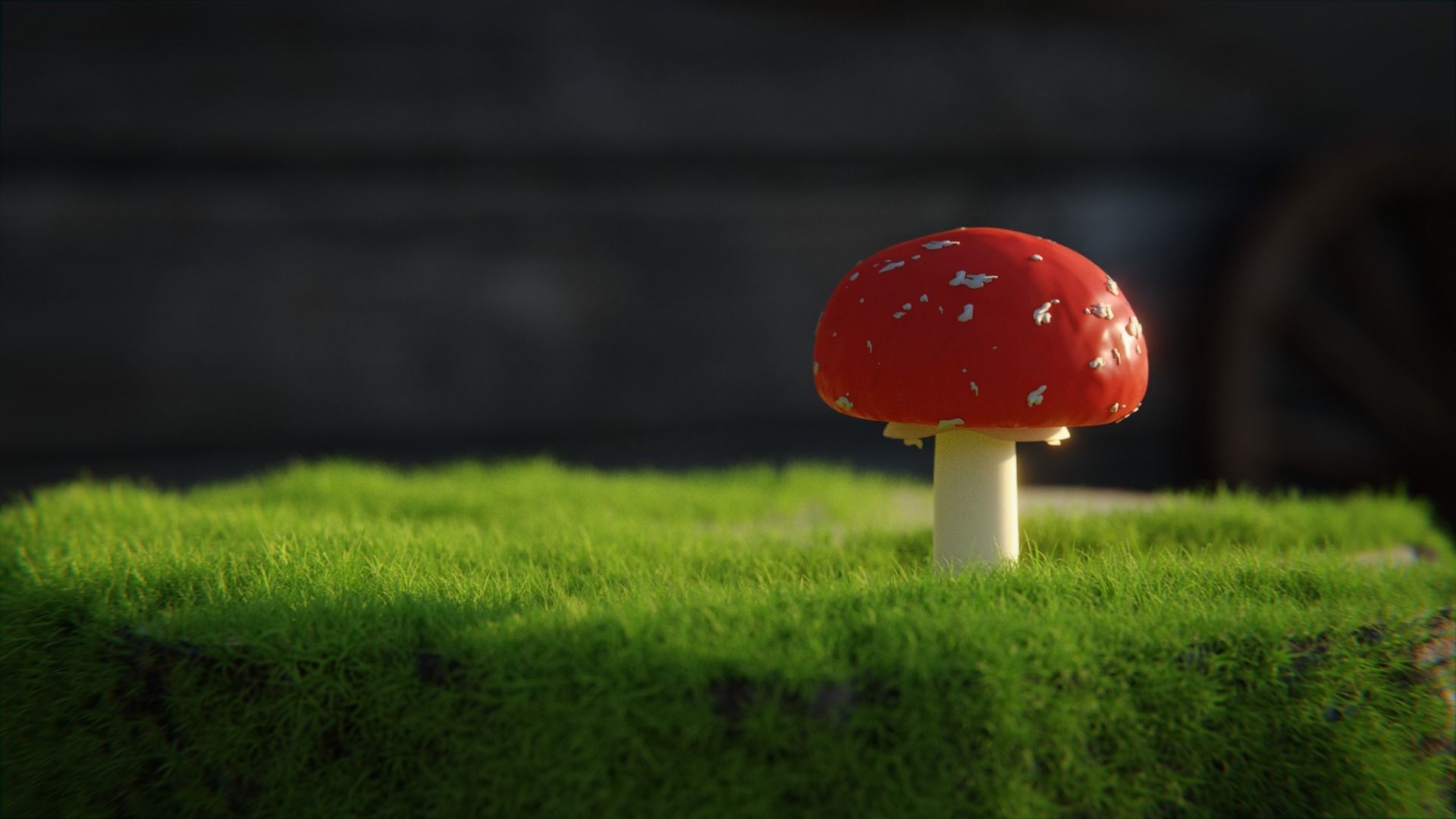 Cabin in the Woods 3d Scene 3D model_2