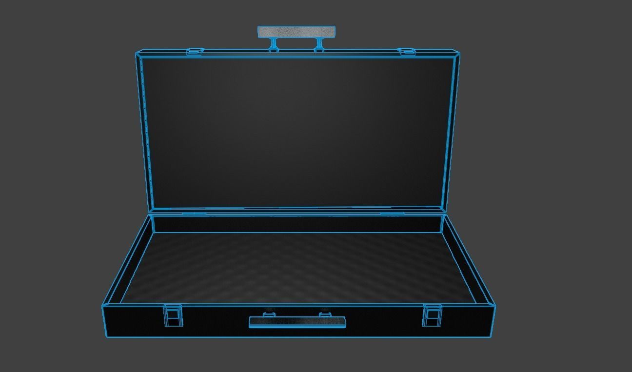 Ammo boxes Pro - Briefcase Low-poly 3D model_19