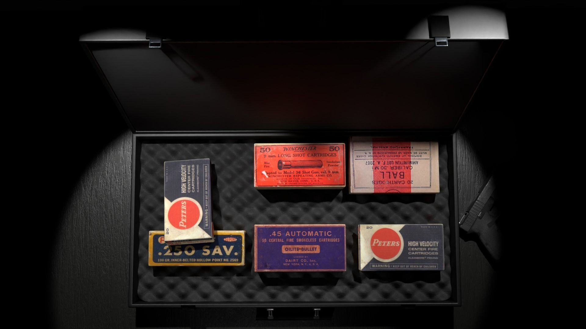 Ammo boxes Pro - Briefcase Low-poly 3D model_4