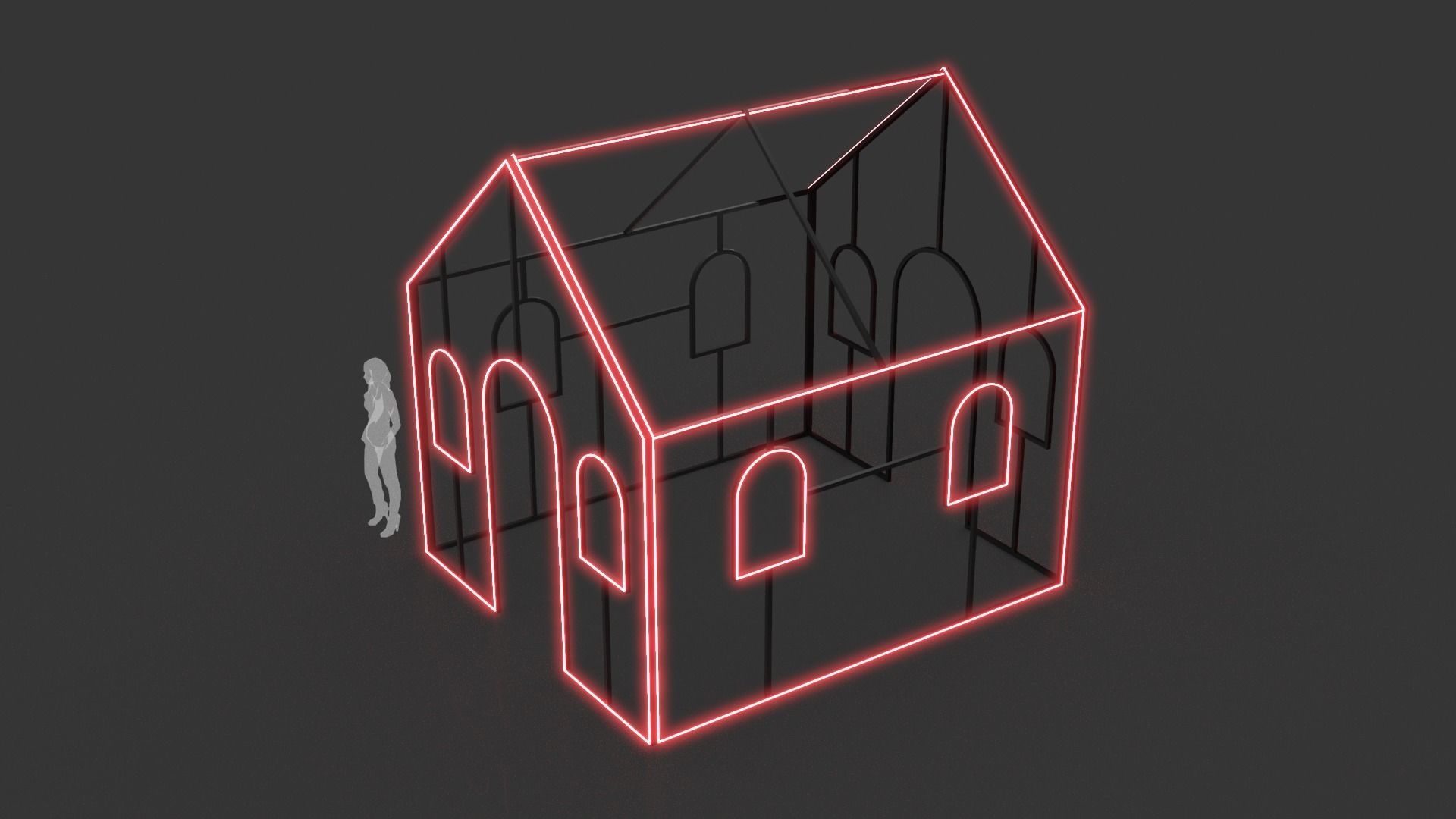 House Outline 1 3D model_4