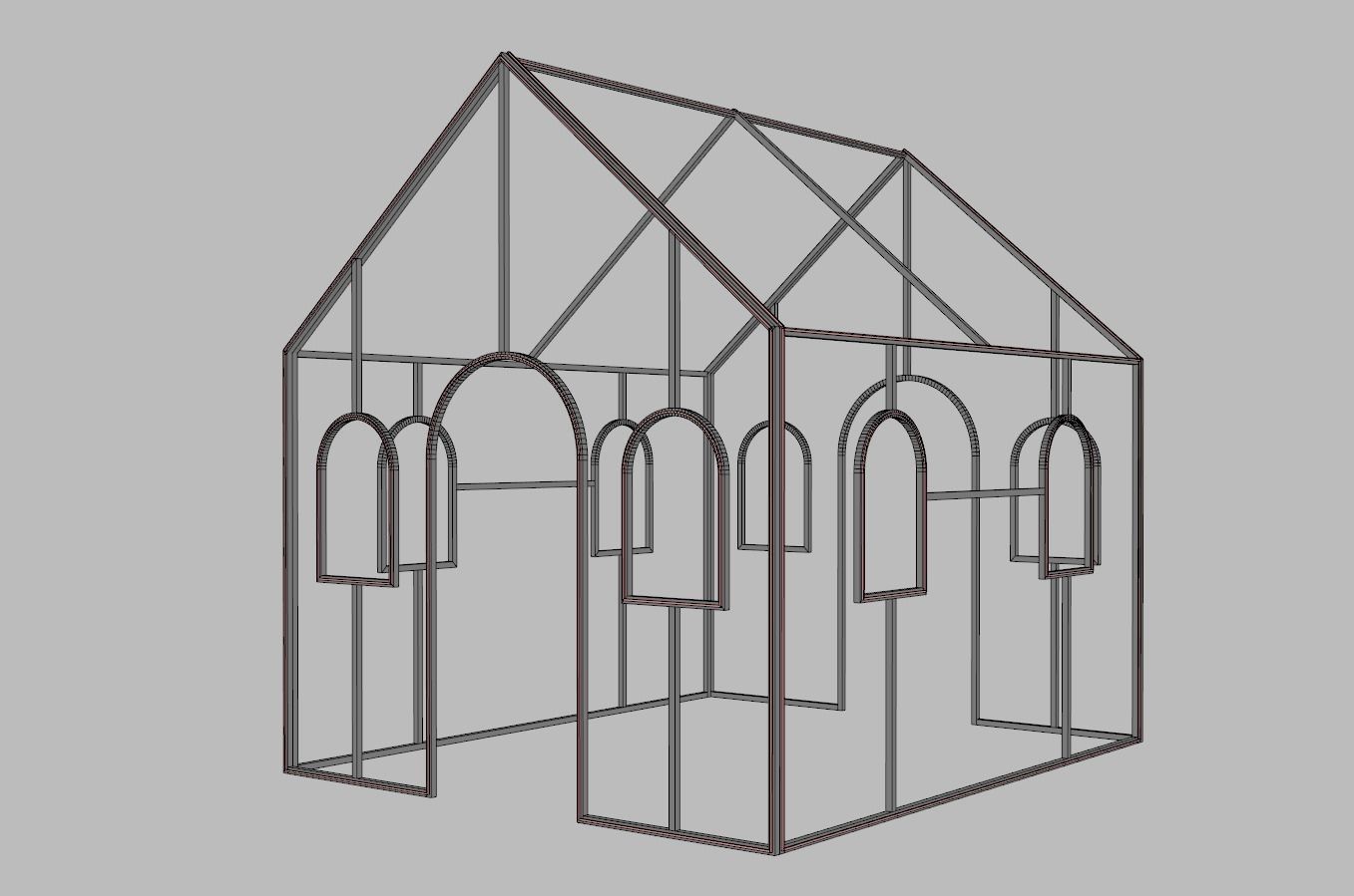 House Outline 1 3D model_6