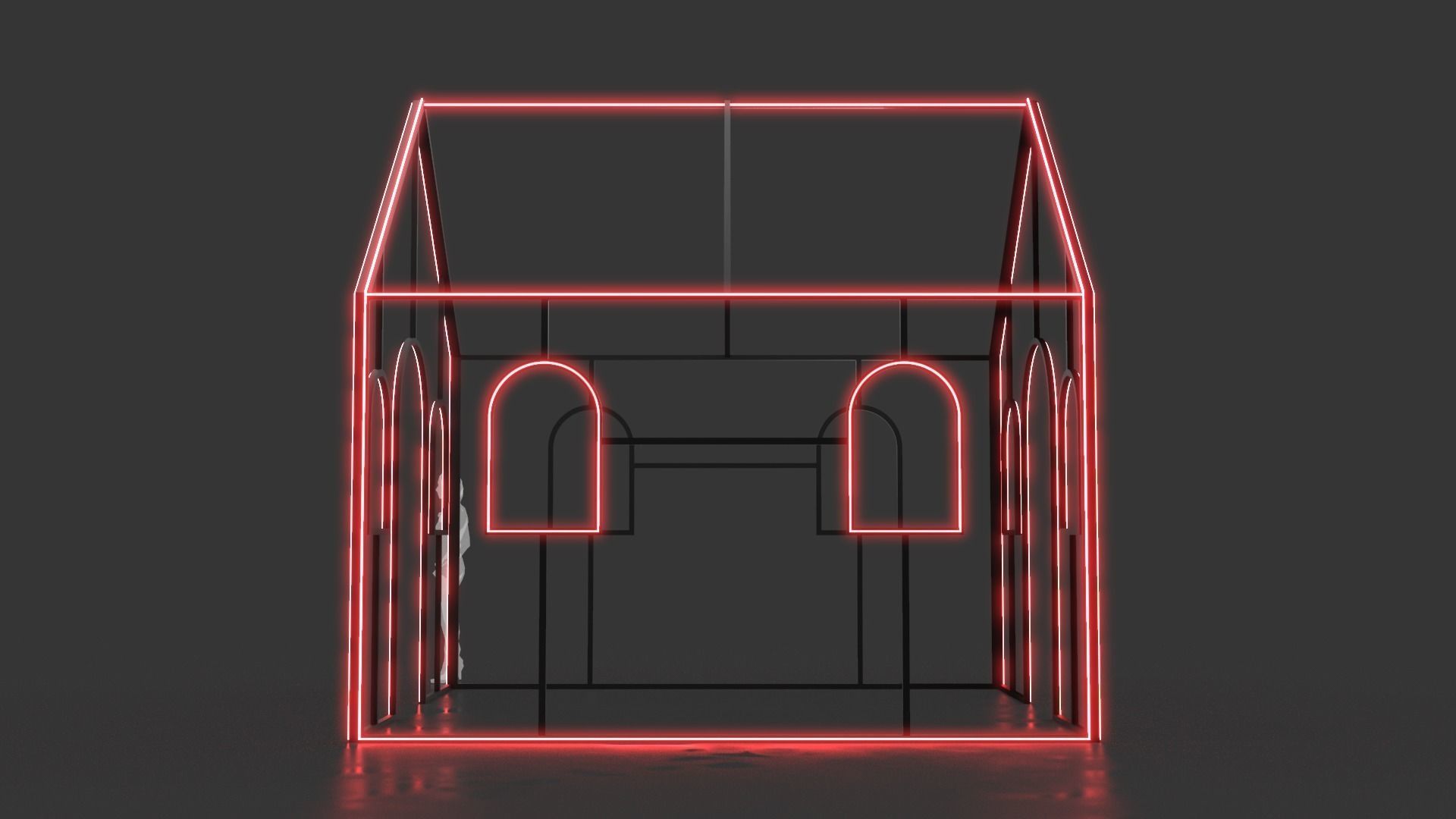 House Outline 1 3D model_3