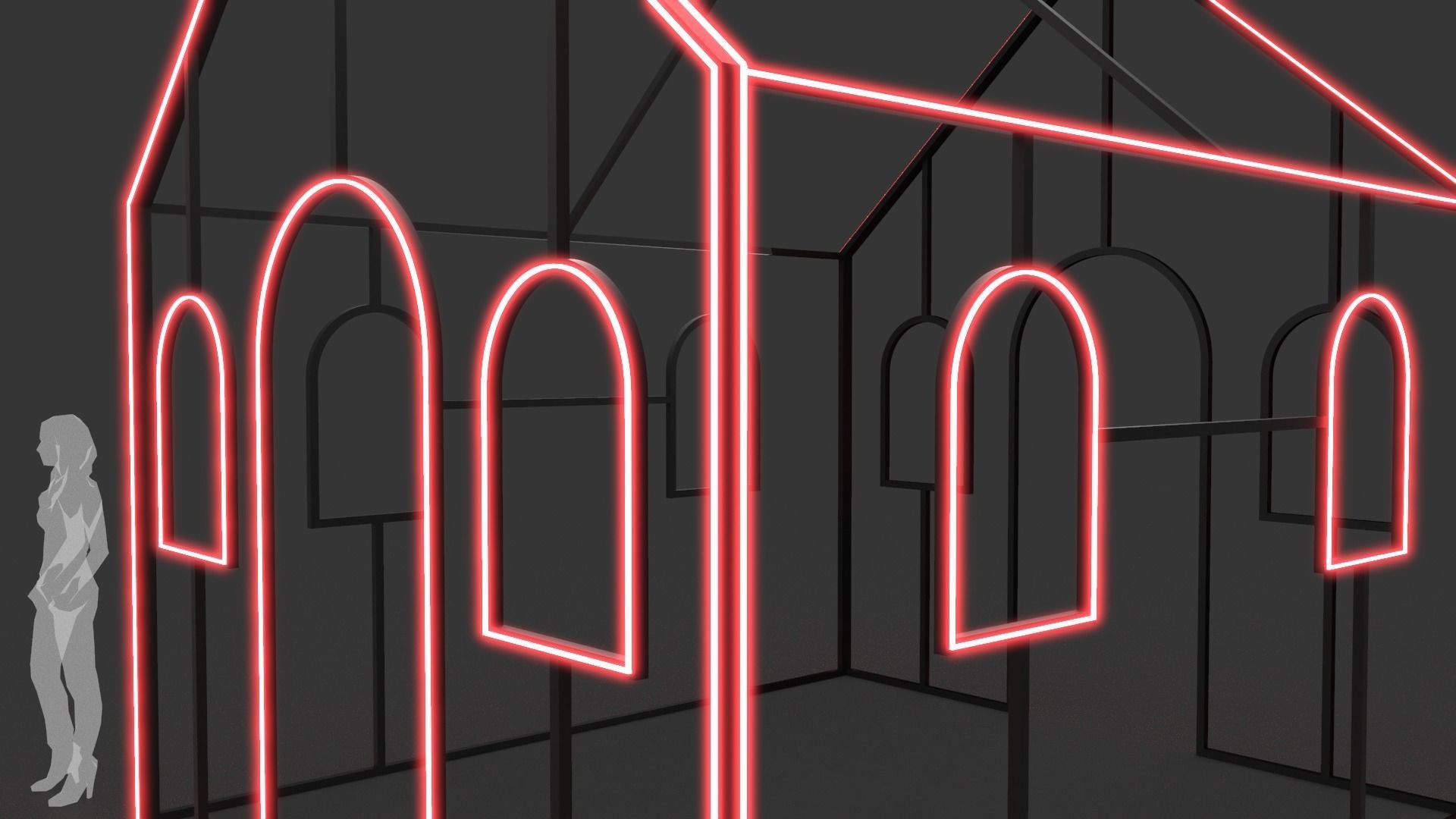 House Outline 1 3D model_2