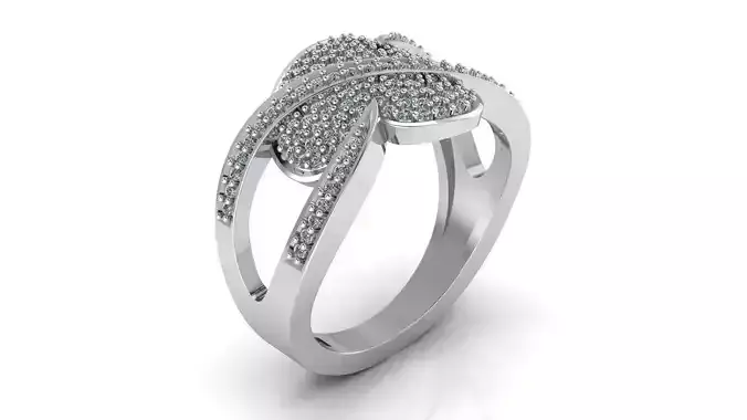 Diamond Ring Jewelry 3D print model