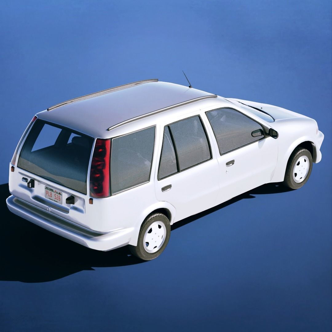 Zhonghua Zidantou 1994 Low-poly 3D model_2