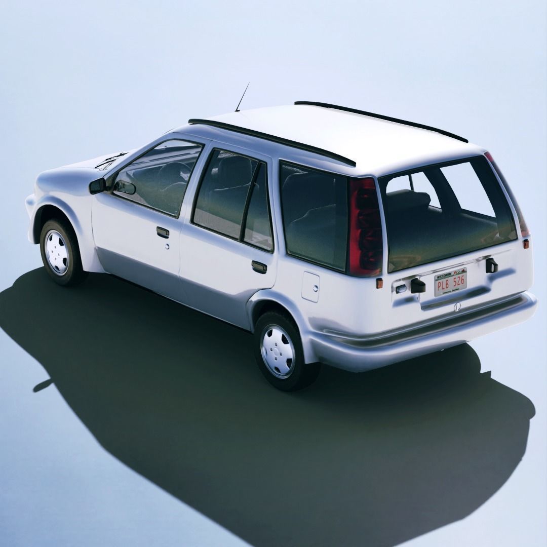 Zhonghua Zidantou 1994 Low-poly 3D model_1