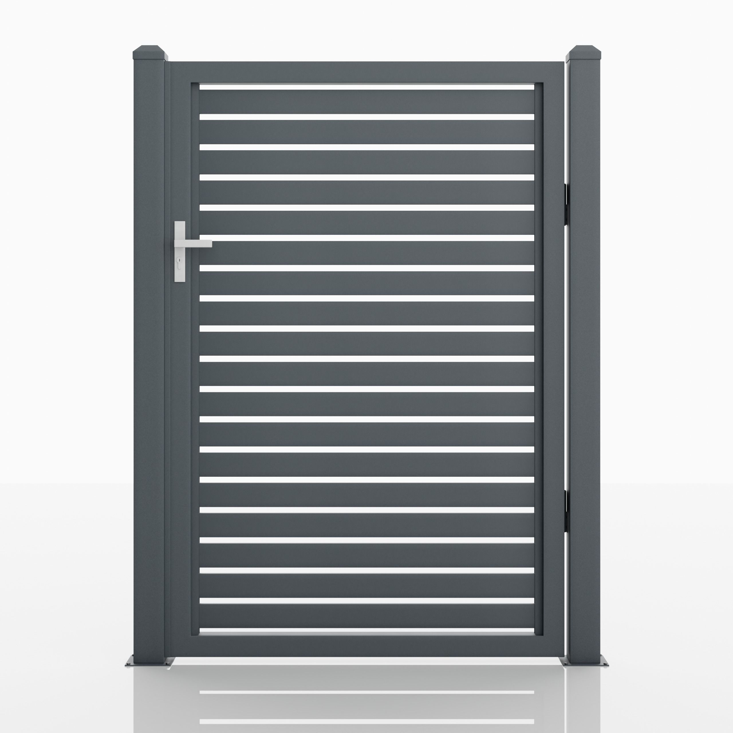 Aluminum Walkway Gate - Model 2 - 8cm- 3D model_2