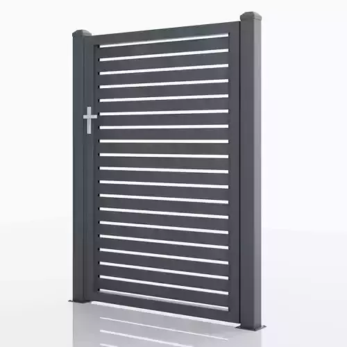 Aluminum Walkway Gate - Model 2 - 8cm- 3D model