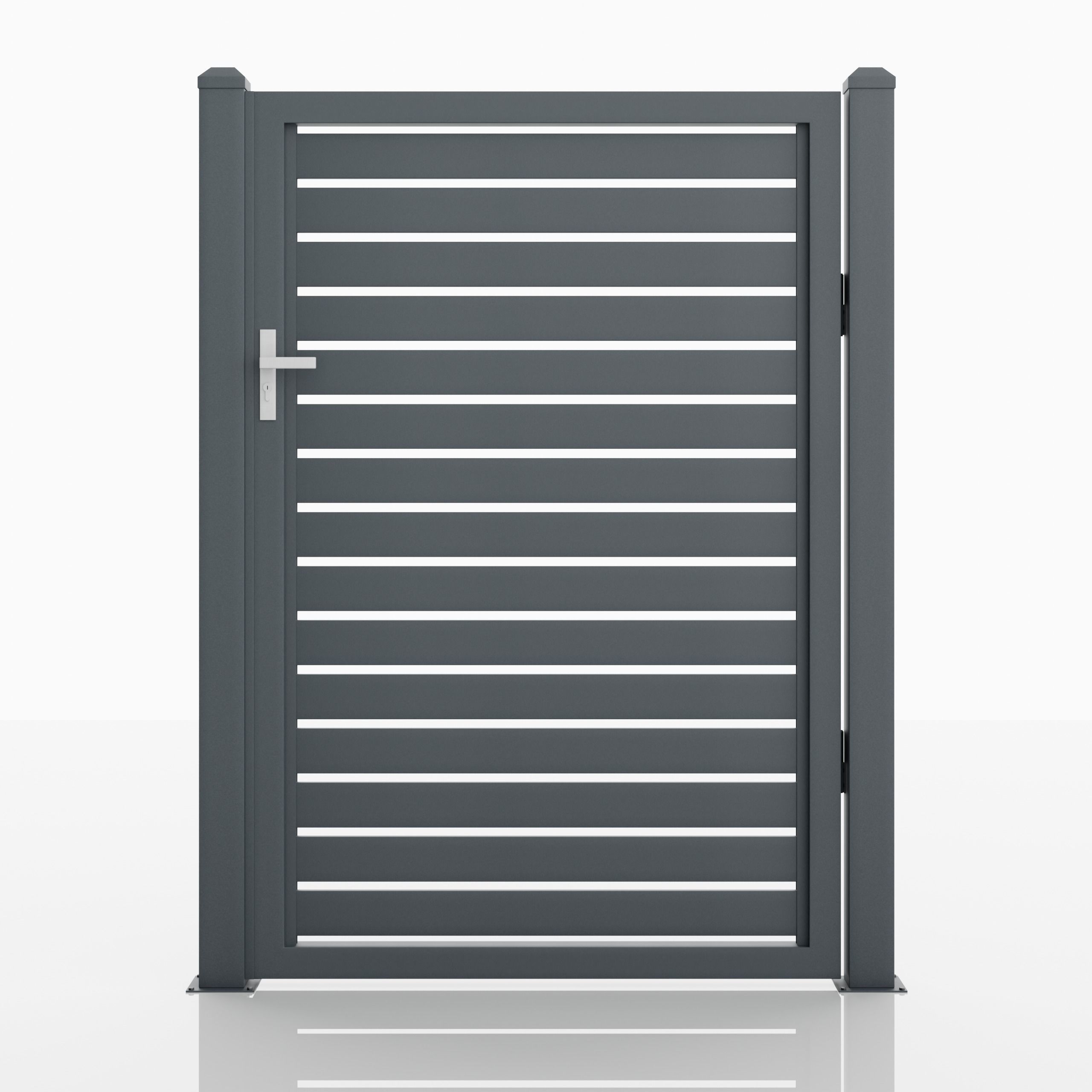 Aluminum Walkway Gate - Model 2 - 10cm- 3D model_2