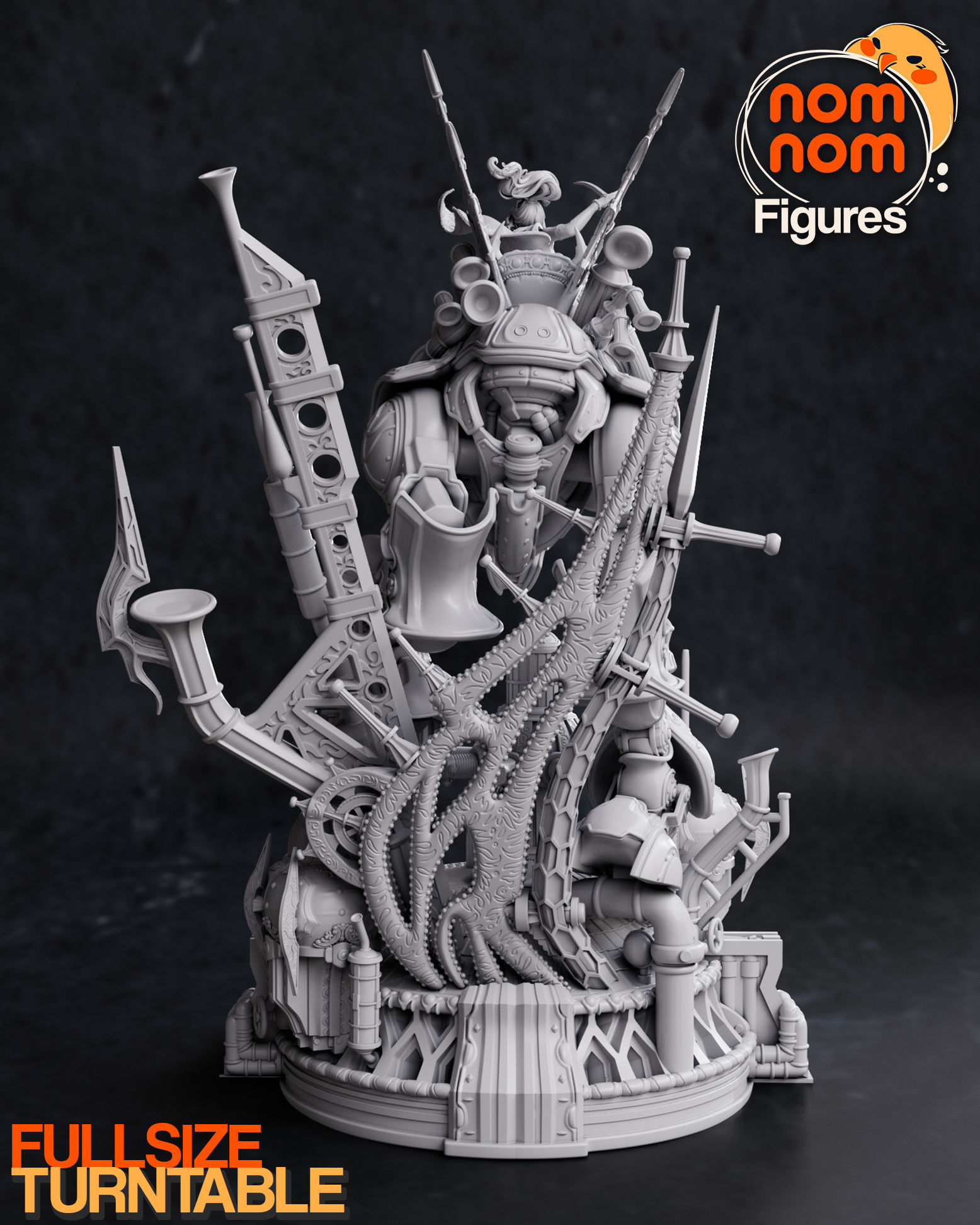 Terra with Magitek from Final Fantasy 3D print model_11