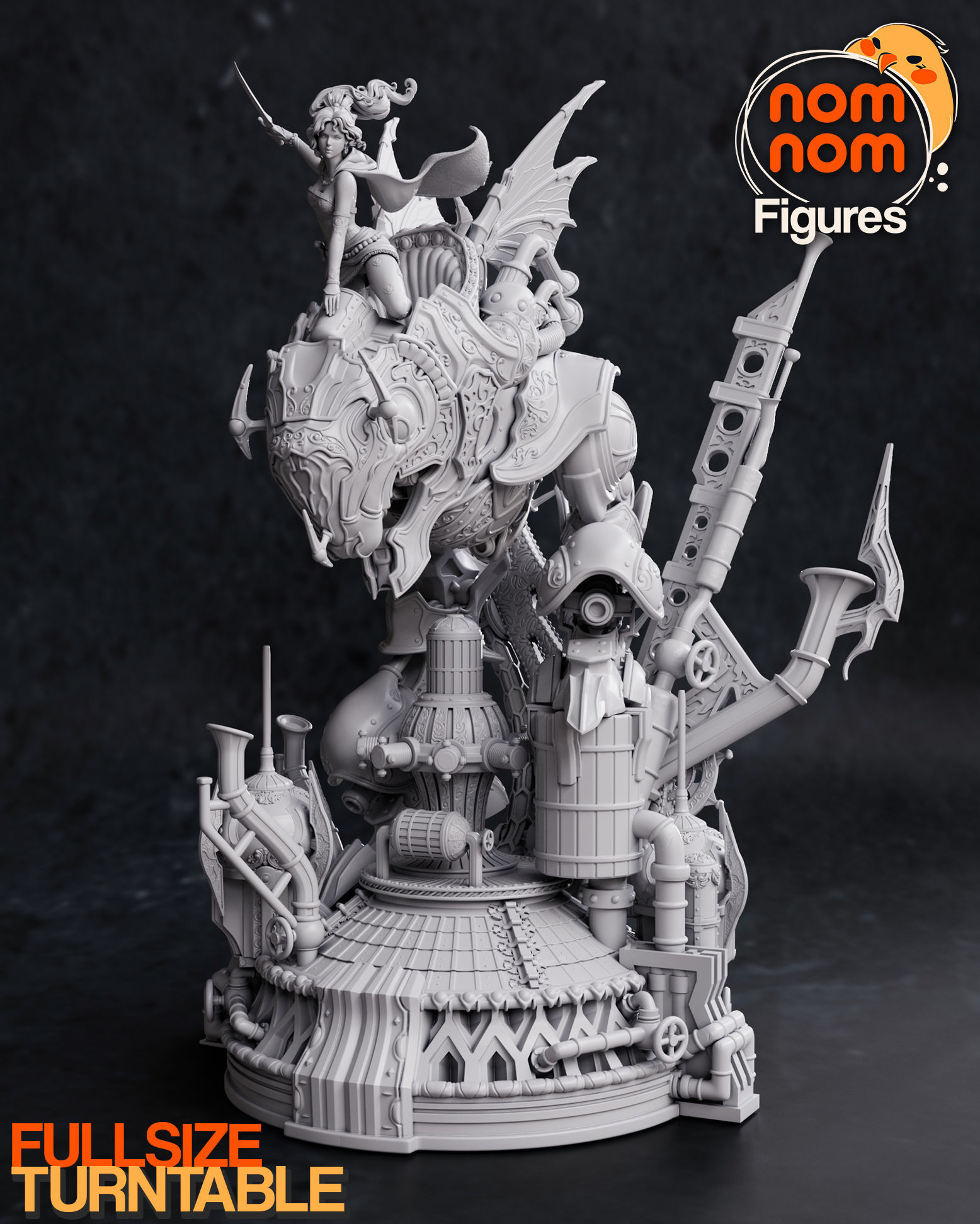 Terra with Magitek from Final Fantasy 3D print model_8