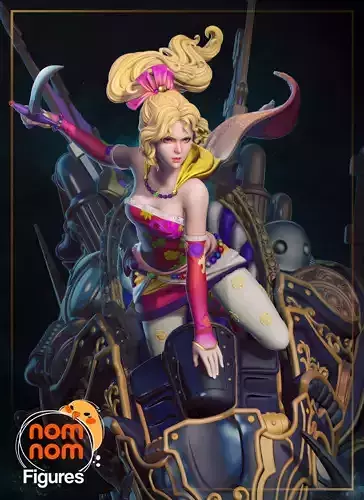 Terra with Magitek from Final Fantasy